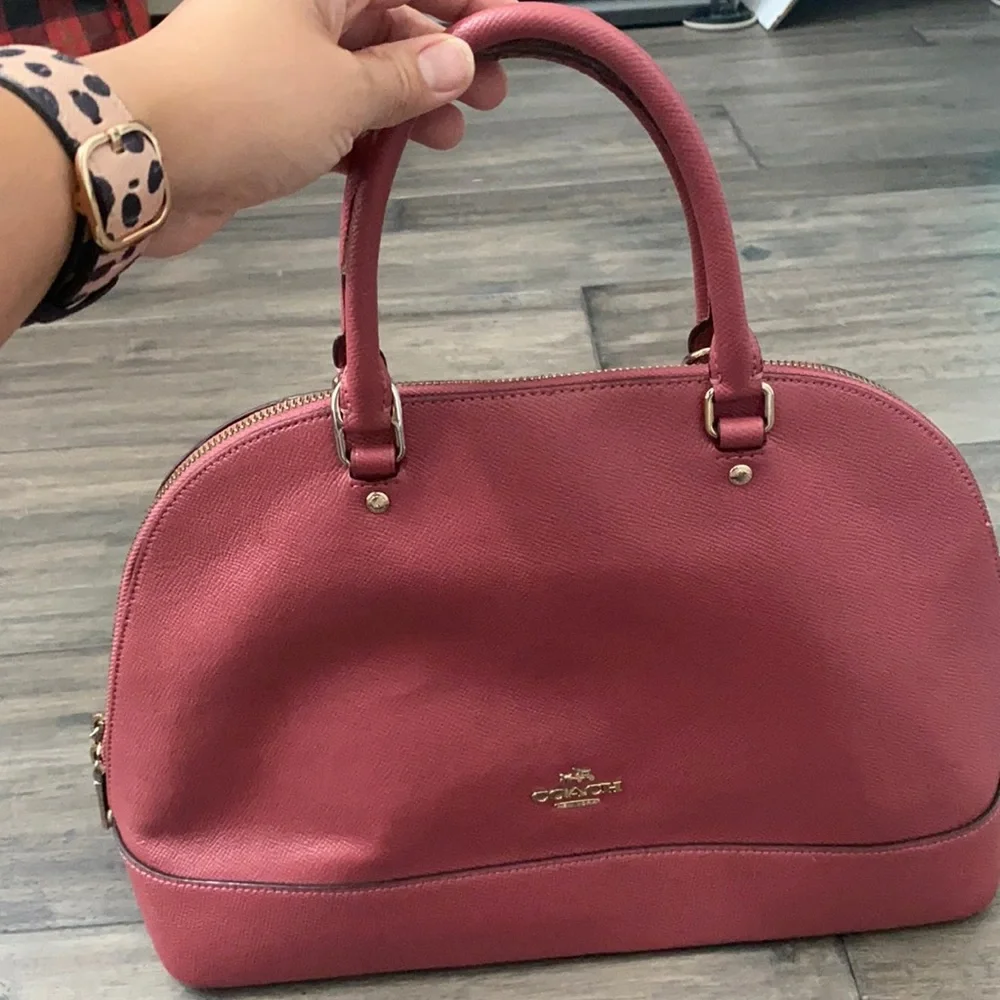 Coach Red Sierra Satchel Bag‎
